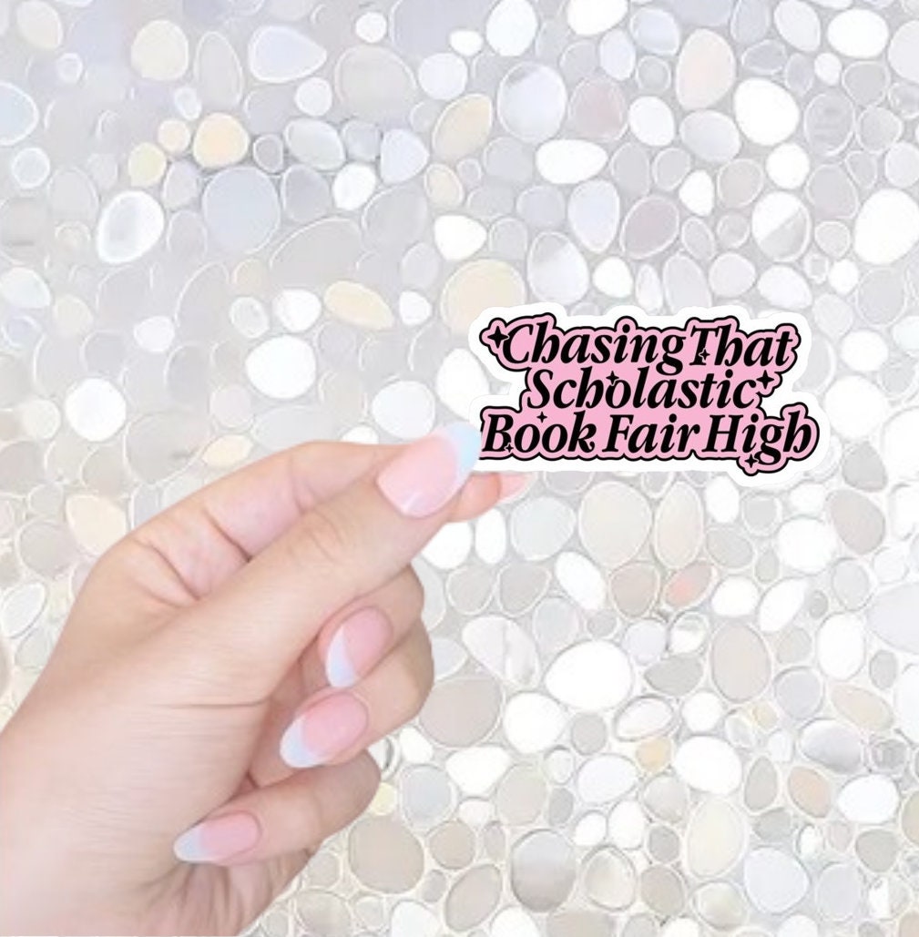 FREE SHIPPING! Book Fair Sticker, Fan Fic Sticker for Kindle, Waterbottle Sticker, Y2K Sticker for Kindle, Millennial