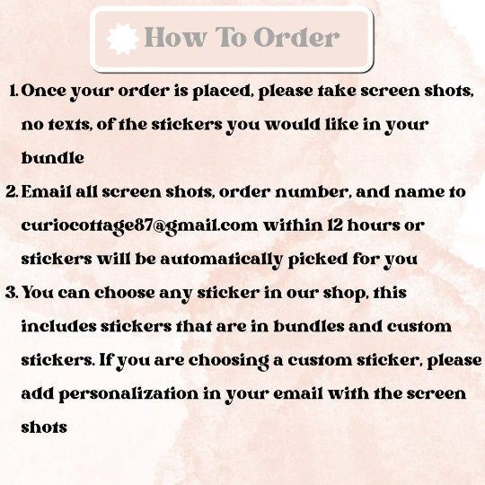 Free Shipping- Any 5 Stickers of Your Choice, Custom Kindle Sticker Pack, Bookish Stickers