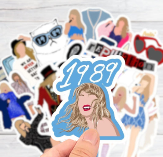 Free Shipping! Taylor Era Stickers, Swfitie Stickers, Vinyl Laptop Sticker Water Bottle , Merch Swiftie Fan Gift for Her
