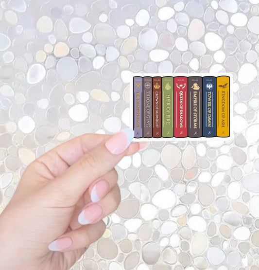 Free Shipping- TOG Book Stack Sticker, Fantasy Lover Sticker, Kindle Sticker, Bookworm Sticker