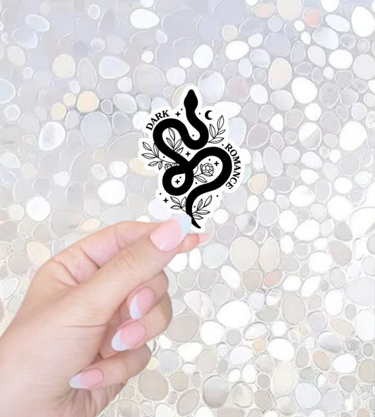 Free Shipping! Dark Romance Reader Sticker for Kindle, Bookish Sticker for Kindle, Witchy Inspired Dark Romance Sticker for Waterbottle