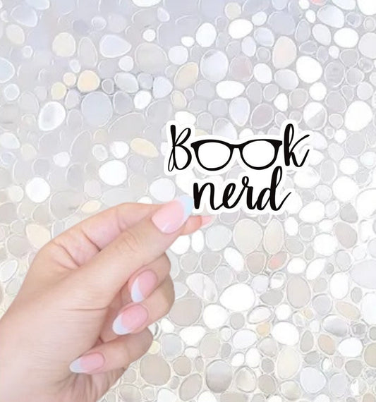 Free Shipping! Book Nerd Kindle Sticker, Bookworm Sticker for Stanley and Kindle