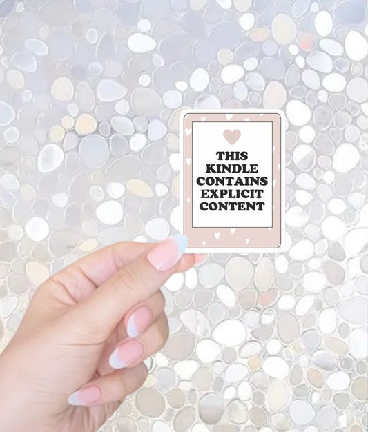 Free Shipping- This Kindle Contains Kindle Sticker