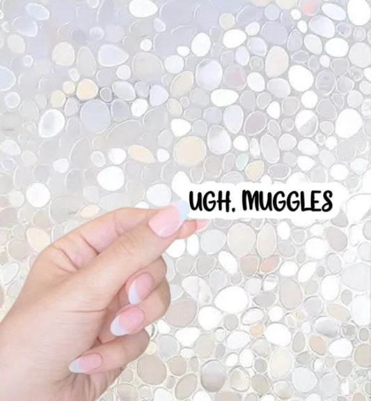 Free * Shipping- Ugh, Wizarding World Bookworm Sticker, Cute Kindle Sticker, Bookish Sticker, Waterbottle Sticker