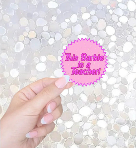 Free * Shipping-Customized Holographic Occupation Decal Sticker, Party Favor, Retro, Personalized Name Sticker, Stanley  Name Sticker,
