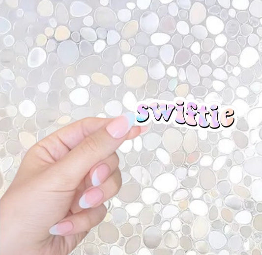 Free Shipping! Swiftie Sticker, Taylor Swift, Vinyl Laptop Sticker Water Bottle , Merch Swiftie Fan Gift for Her