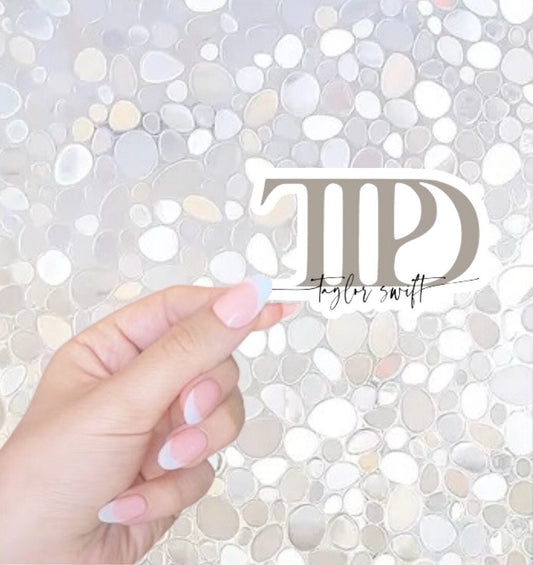 Free Shipping- TTPD-Swiftie Sticker for Kindle, Waterbottles, Laptops