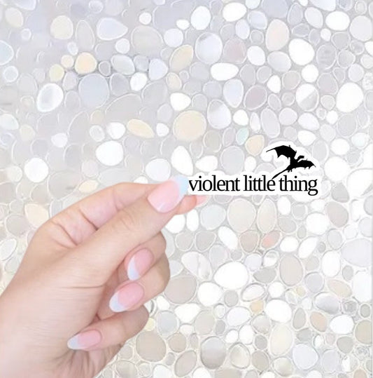 Free Shipping- Violent Little Thing- Bookish Sticker for Kindle, Laptop, Waterbottle