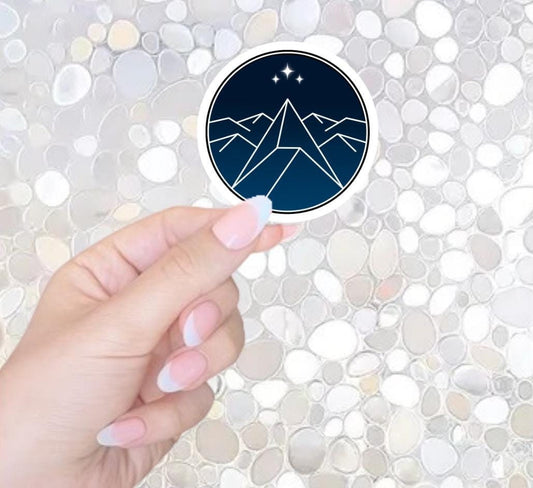Free Shipping- Night Court Mountains Bookish Sticker for Kindle, Waterbottle, Laptop